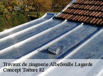 Travaux de zinguerie  albefeuille-lagarde-82290 Concept Toiture 82