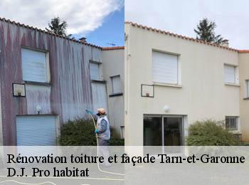 Rénovation toiture et façade 82 Tarn-et-Garonne  D.J. Pro habitat